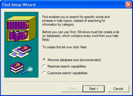 windows help wizard