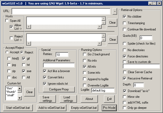 wget gui